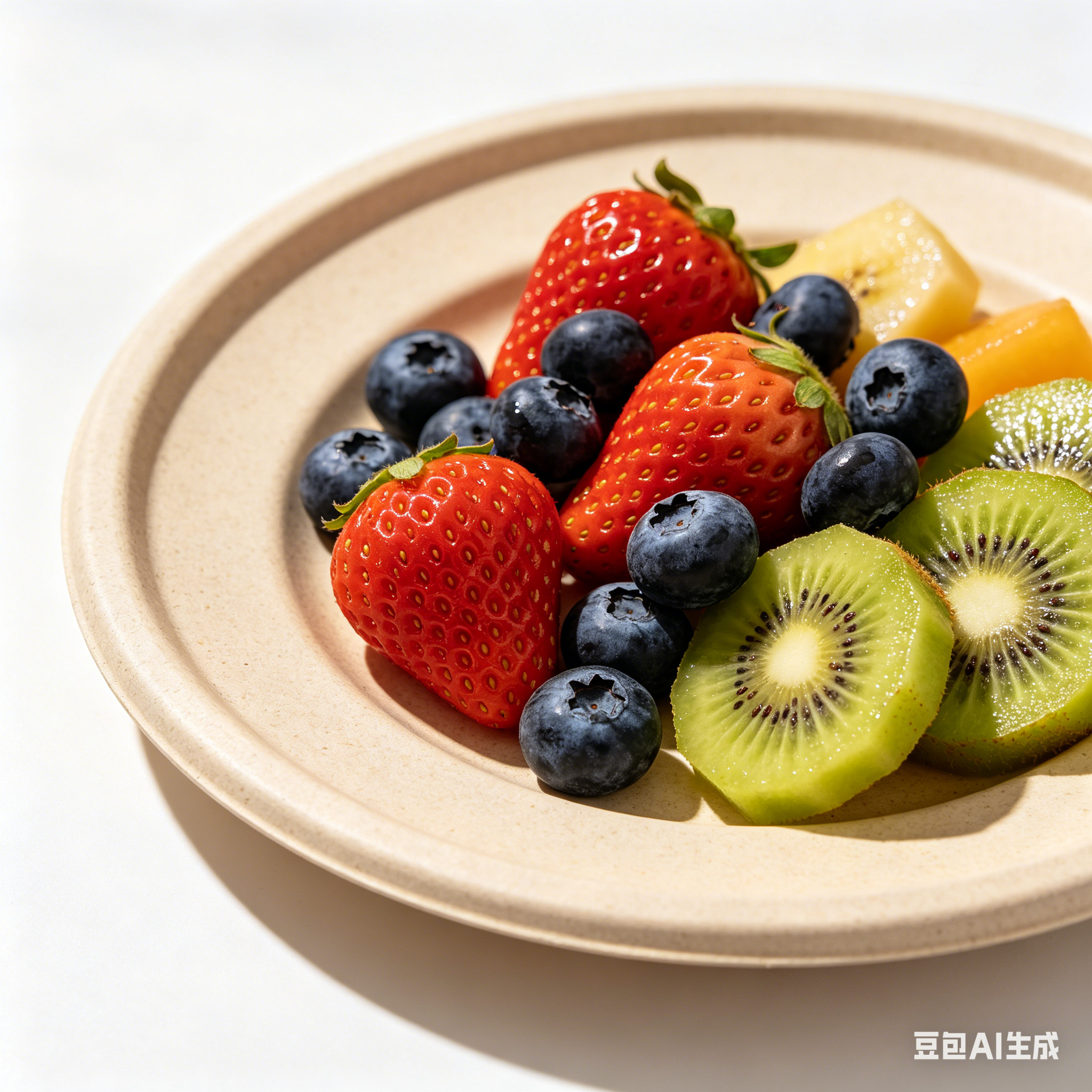 Round Corn Stalk Plate